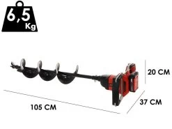 Einhell GP-EA 18/150 BL - Trivella A Batteria - 18V - Punta Inclusa - SENZA BATTERIE E CARICABATTERIE -Cura Del Giardino einhell gp ea 18 150 bl trivella a batteria 18v punta inclusa senza batterie e caricabatterie trivella a batteria einhell gp ea 18 150 bl 35664 5 1657032783 IMG 62c4504f26aaa