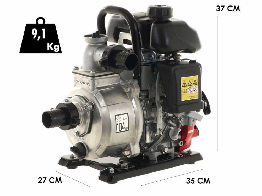 Motopompa Autoadescante A Scoppio Honda WX15T Raccordi Da 40 Mm 5 Motopompa Autoadescante A Scoppio Honda WX15T Raccordi Da 40 Mm - immagine 3