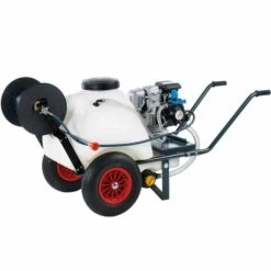 Motopompa Irrorazione Comet MTP MC 25 - Loncin 148F-2 Su Carrello Serbatoio 80 Lt