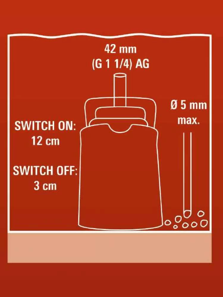 Pompa Sommersa Elettrica Per Acque Chiare Einhell GE-SP 750 LL - Galleggiante Integrato 15 Pompa Sommersa Elettrica Per Acque Chiare Einhell GE-SP 750 LL - Galleggiante Integrato - immagine 13