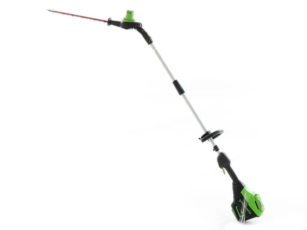 Tagliasiepi Su Asta Di Prolunga A Batteria Greenworks G60PHT51 60V - Batteria 60V 2Ah - immagine 15