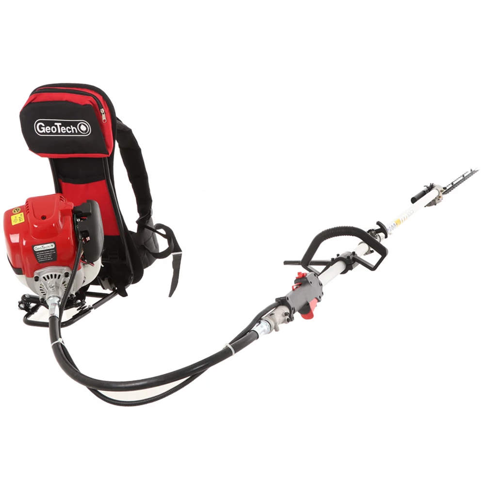 Tagliasiepi Su Asta Di Prolunga A Scoppio Con Zaino 4 Tempi GeoTech GT-4 36 BP - 36 Cc 3 Tagliasiepi Su Asta Di Prolunga A Scoppio Con Zaino 4 Tempi GeoTech GT-4 36 BP - 36 Cc