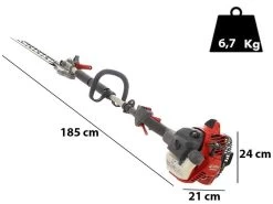 Tagliasiepi Su Asta Di Prolunga A Scoppio Efco DS 2410 H - Lama Da 50 Cm - Potenza 1,2 HP -Cura Del Giardino tagliasiepi su asta di prolunga a scoppio efco ds 2410 h lama da 50 cm potenza 1 2 hp tagliasiepi a scoppio efco ds 2410 h 23521 0 1589472483 IMG 5ebd6ce371f33