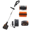 Worx WG441E - Pulitore Per Esterni A Batteria - Batteria Da 20V - 4Ah - 2 Spazzole Incluse -Cura Del Giardino worx wg441e pulitore per esterni a batteria batteria da 20v 4ah 2 spazzole incluse agrieuro 32793 1